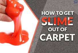 How to get slime out of carpet