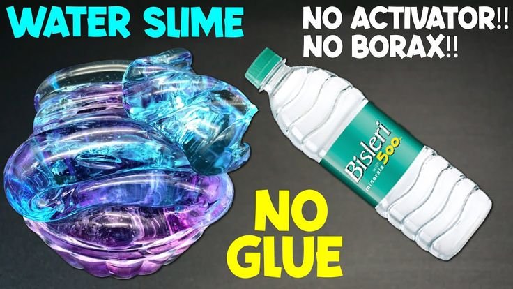 How to make slime with water